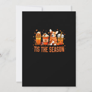Diese Saison Pumpkin Gewürz Latte Halloween Fall C Feiertagskarte