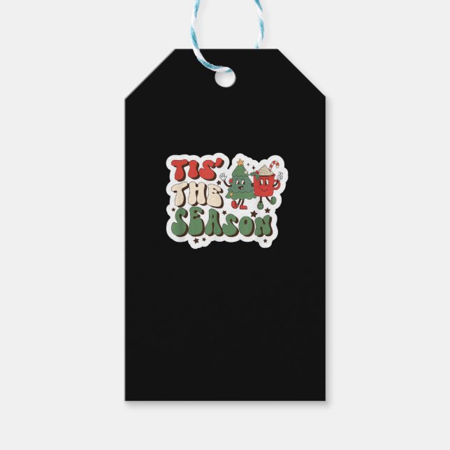 Diese Saison Retro Funny Sloth Geschenkanhänger (Vorderseite)