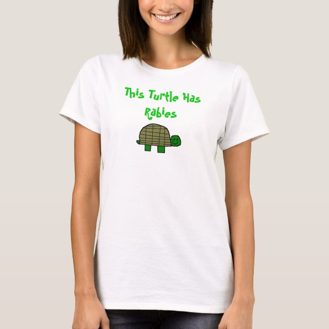 Diese Schildkröte hat Tollwut T-Shirt (Vorderseite)