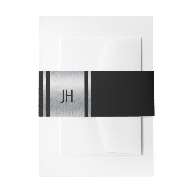 Diese schwarz-weiße Adelsfeier lädt zum Bachelor e Einladungsbanderole (Vorderseite Beispiel)