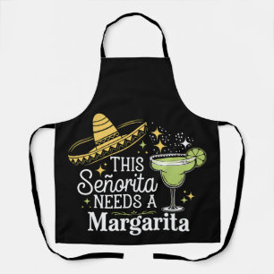 Diese Senorita Braucht Eine Margarita Cinco De May Schürze
