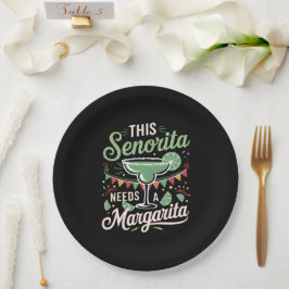 Diese Senorita braucht eine Margarita - Margarita Pappteller