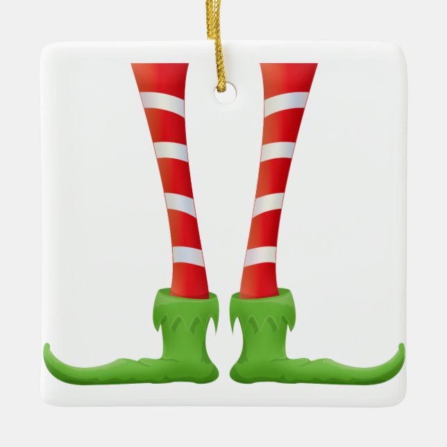 Diese Socken! Und diese Schuhe! Keramik Keramikornament (Vorderseite)