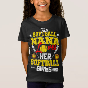 Diese Softball Nana Liebe ihre Softball Girls Matc T-Shirt