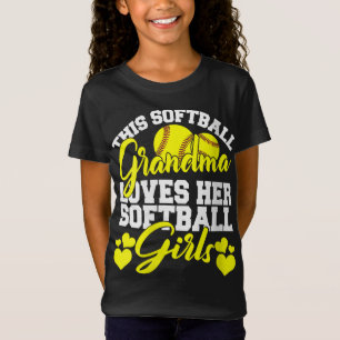 Diese Softball-Oma Liebe ihre Softball-Girls-Sof T-Shirt