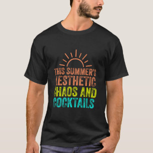 Diese Sommer-Ästhetik Urlaub Retro Tropischer Stra T-Shirt