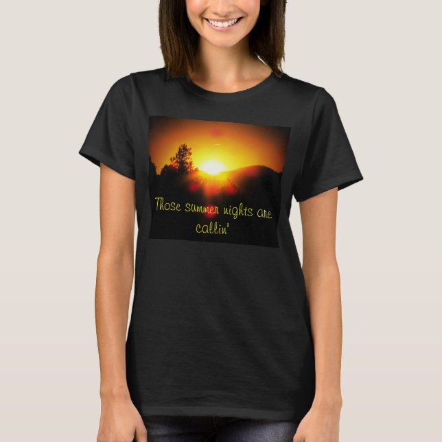 Diese Sommerabende! T-Shirt (Vorderseite)