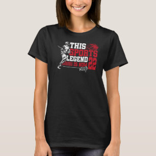 Diese sportliche Legende ist jetzt 22 Lacrosse Gam T-Shirt