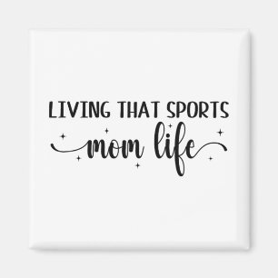 Diese sportliche Mama Leben Funny Mütter Tag Sport Magnet