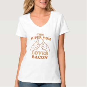 Diese Super-MAMA Lieben Bacon Geschenkidee T-Shirt