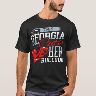 Diese Süsse in Georgien Liebe ihren Bulldoggen Pul T-Shirt