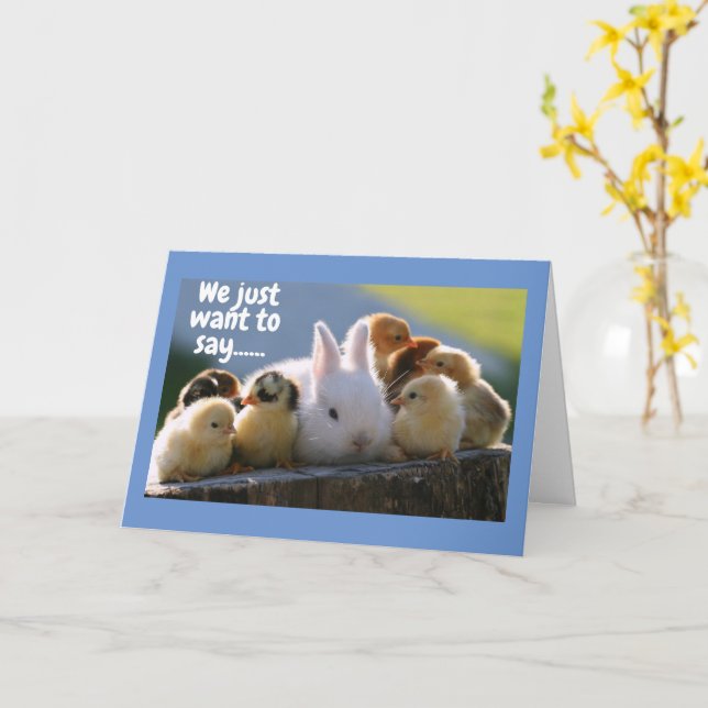 DIESE SÜSSEN SAGEN **GLÜCKLICH BIRTHTAG** GRUPPENK KARTE (Gelbe Blume)