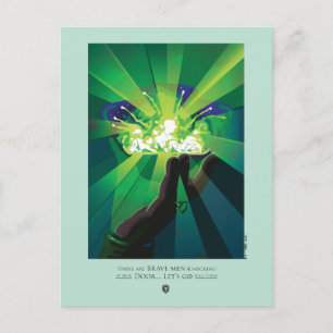 Diese tapferen Männer klopfen an unserer Tür Postkarte