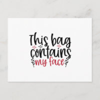 Diese Tasche enthält mein Gesicht Design- Makeup Z