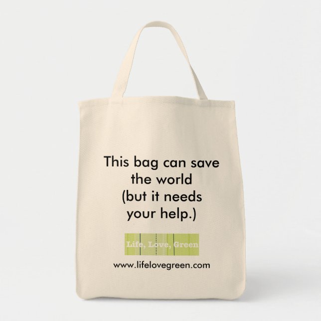 Diese Tasche kann die Welt retten… (Vorne)