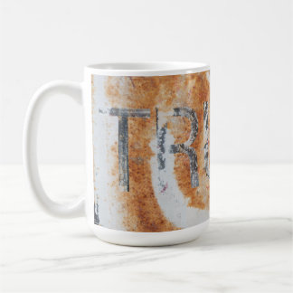 Diese Tasse ist eine Metapher für die Abnutzung