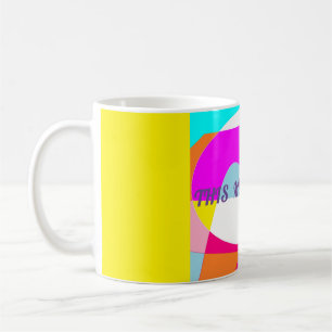 Diese Tasse ist meine Logo-Nachricht gemischte Far