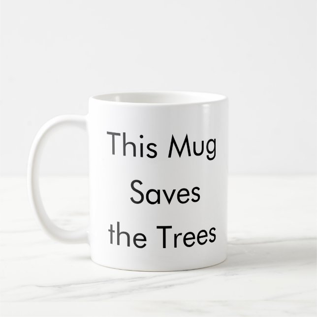 Diese Tasse Rette die komische Kaffee-Tasse der Bä (Links)