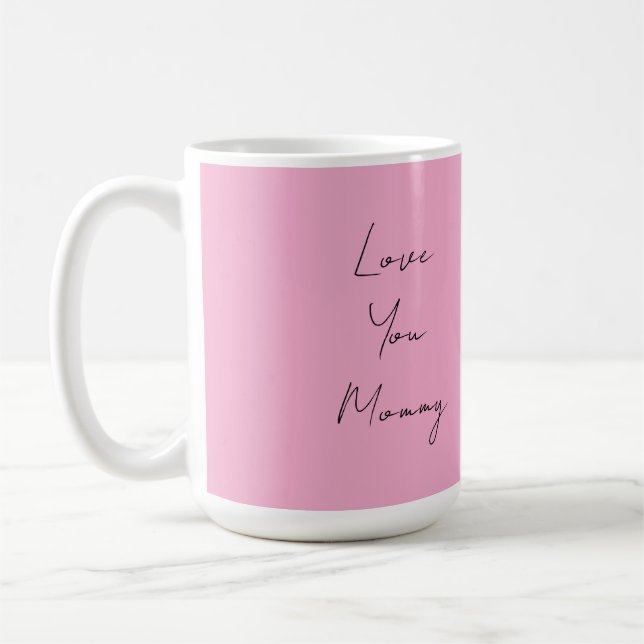 Diese Tasse zeigt Mutters Liebe (Links)