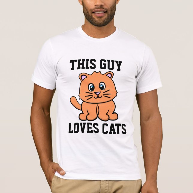 DIESE TYP-LIEBEN KATZEN CAT-T - SHIRT (Vorderseite)