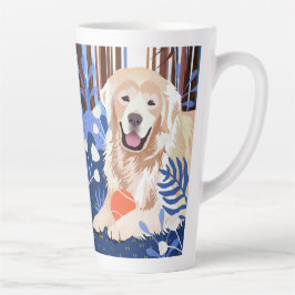 DIESE VIELE IST WAHR Golden Retriever Latte Tasse