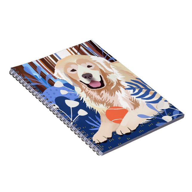 DIESE VIELE IST WAHR Golden Retriever Notebook Notizblock (Rechte Seite)