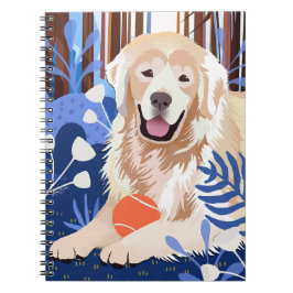 DIESE VIELE IST WAHR Golden Retriever Notebook Notizblock