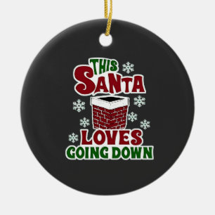 Diese Weihnachtsfeiertage gehen die Weihnachtsfeie Keramik Ornament