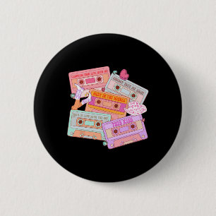 Diese Western 90er Country-Musik Valentinstag Cowg Button