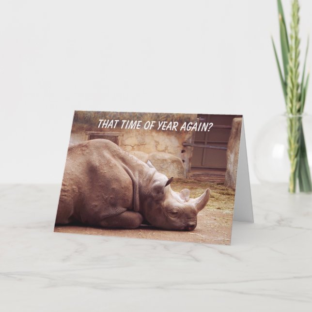 Diese Zeit des Jahres wieder? Karte (Vorderseite)