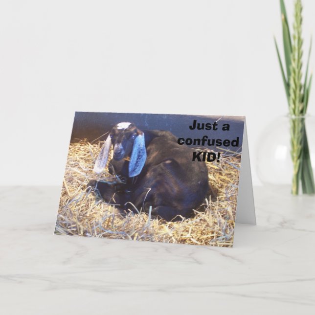 DIESE ZIEGE IST EINE VERBUNDENE KINDER ÜBER DEM HÜ KARTE (Vorderseite)