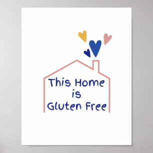 Diese Zuhause ist glutenfrei - Dekoration für Celi