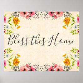 Diese Zuhause segne Poster