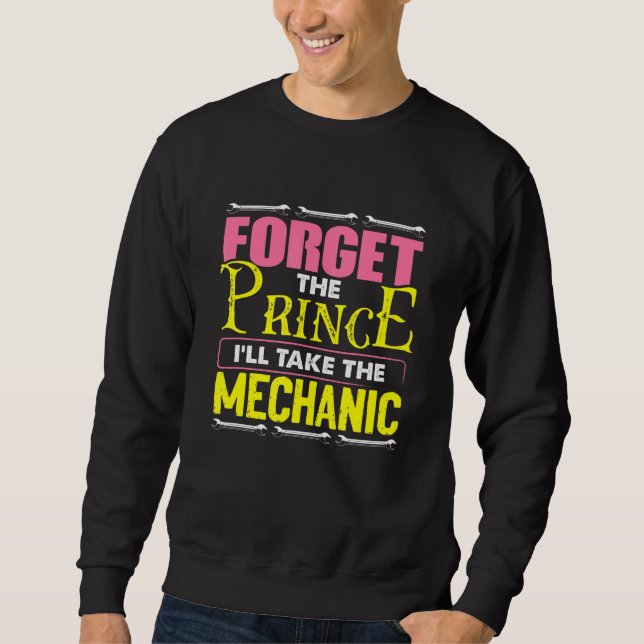 Diesel Auto Fixierung Vergessen Sie den Prinz wird Sweatshirt (Vorderseite)