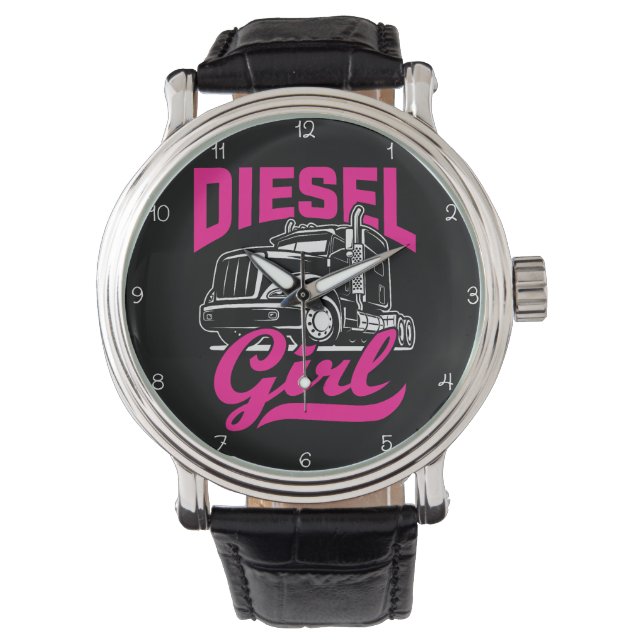 Diesel Girl: Trucking with Power Armbanduhr (Vorderseite)
