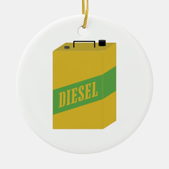 Diesel kann keramik ornament (Vorne)