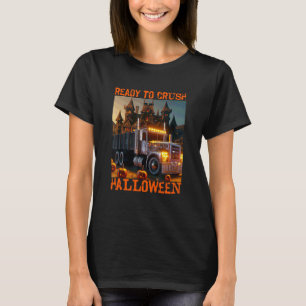 Diesel-Lkw-Fahrer Sattelzug Lkw-Fahrer Halloween T-Shirt