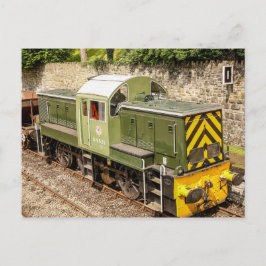 Diesel-Lokomotive-Postkarte Postkarte