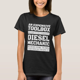 Diesel Mechanik und teure Werkzeugkasten T-Shirt