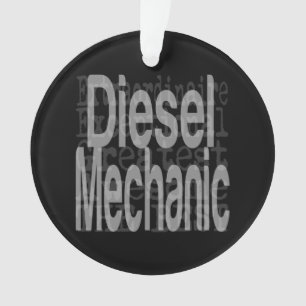 Diesel-Mechaniker Ornament
