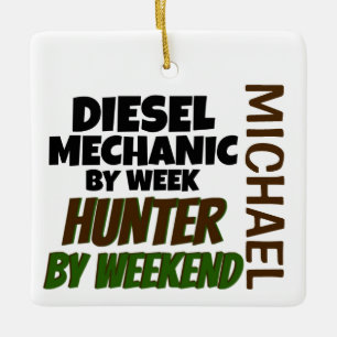 Diesel Mechanische Lieben Jagd CUSTOM Keramikornament