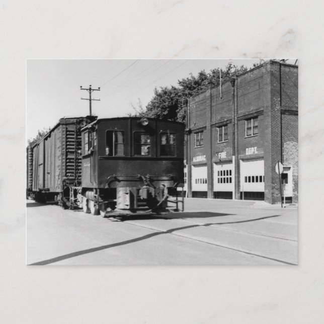 Diesel-Motor in Algonac Michigan Postkarte (Vorderseite)