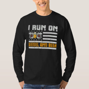 Diesel Motorsport Motorrad Ich Fahre mit Diesel un T-Shirt