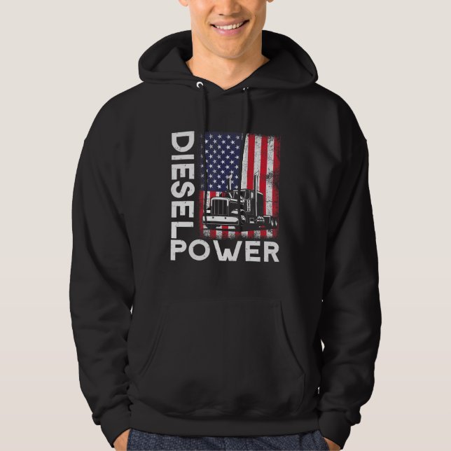 Diesel-Power Hoodie (Vorderseite)