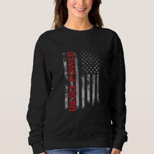 Diesel Power Truck Turbo Brothers Mechanical USA A Sweatshirt