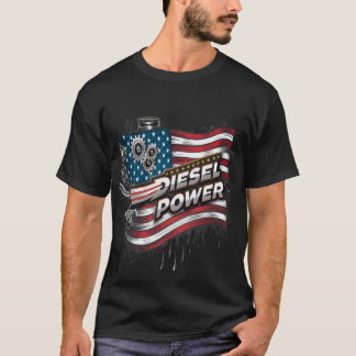Diesel Power USA Turbo Flag T-Shirt