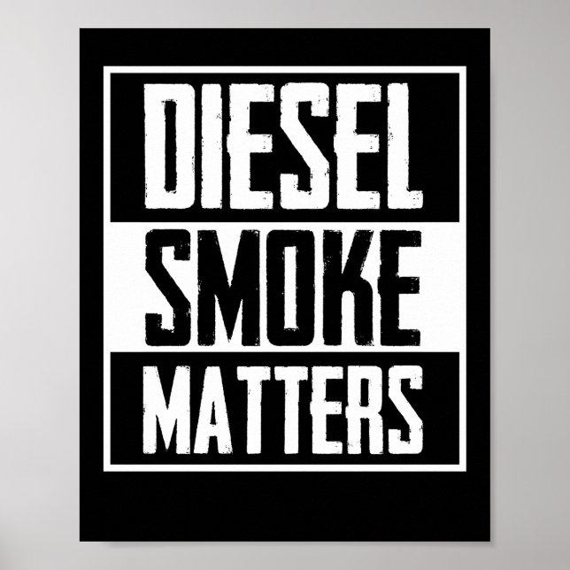 DIESEL RAUCHMATERIALIEN Diesel-LKW-Roll-Kohle Poster (Vorne)