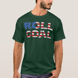 Diesel Roll Coal USA Flag Turbo Diesel Power T-Shirt