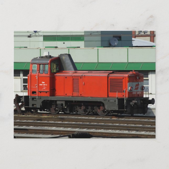 Diesel Shunter 2067 097-2 Postkarte (Vorderseite)