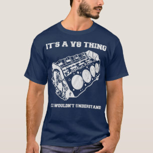 Diesel-Tuning 8-Zylinder mechanischer LKW T-Shirt